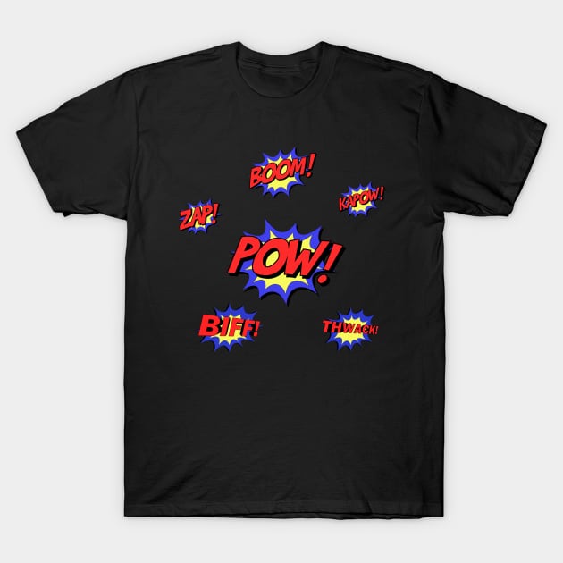 Comic book sounds T-Shirt by cmartwork